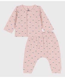 【新品】PETIT BATEAU☆プチバトー☆カーディガンロンTパンツ3点SET☆18m81cm(85cm) PETIT BATEAU｜プチバトーのカーディガン⁄ボレロ（ピンク⁄桃色系）通販