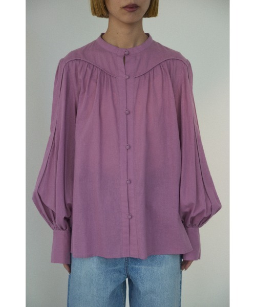 BLACK BY MOUSSY(ブラックバイマウジー)の「balloon sleeve blouse(バルーンスリーブブラウス)(シャツ/ブラウス・レディース・ネイビー/ピンク/オフホワイト・FREE)」の19枚目の写真