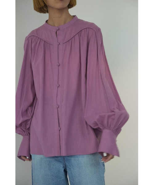 BLACK BY MOUSSY(ブラックバイマウジー)の「balloon sleeve blouse(バルーンスリーブブラウス)(シャツ/ブラウス・レディース・ネイビー/ピンク/オフホワイト・FREE)」の17枚目の写真