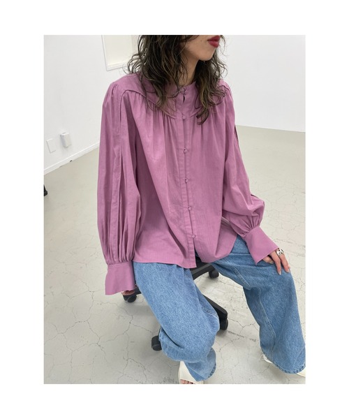 BLACK by moussy - バルーンスリーブブラウス ブラックマウジー BLACK BY MOUSSY（ブラックバイマウジー）の「balloon sleeve