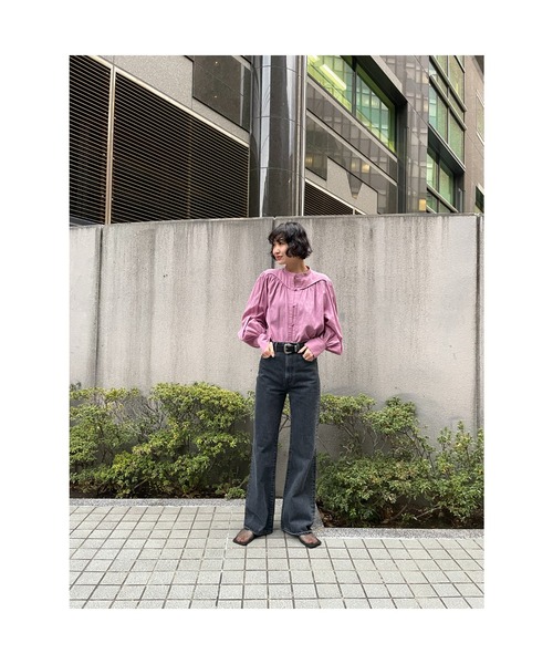 BLACK BY MOUSSY(ブラックバイマウジー)の「balloon sleeve blouse(バルーンスリーブブラウス)(シャツ/ブラウス・レディース・ネイビー/ピンク/オフホワイト・FREE)」の15枚目の写真