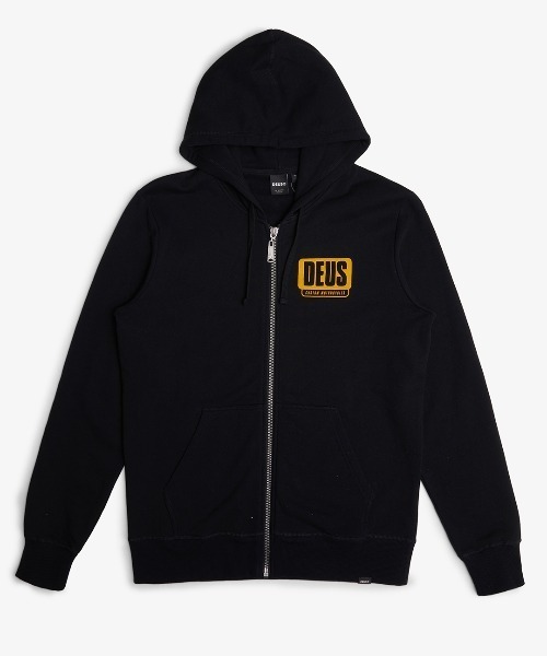 DEUS EX MACHINA(デウスエクスマキナ)の「GRIP TAPE HOODIE(パーカー・メンズ・グレー/ブラック・SMALL/MEDIUM/LARGE)」の3枚目の写真