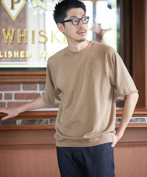 【セール】SHIPS: ピマコットン ミニ裏毛 オーバー Tシャツ（Tシャツ/カットソー）｜SHIPS（シップス）