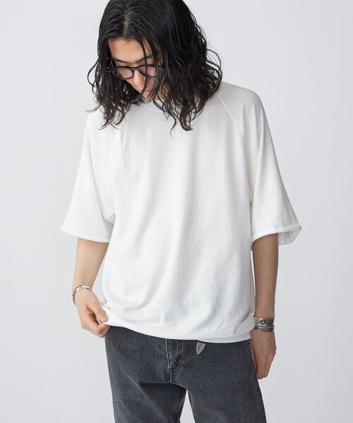 【セール】SHIPS: ピマコットン ミニ裏毛 オーバー Tシャツ（Tシャツ/カットソー）｜SHIPS（シップス）