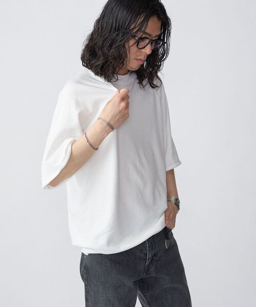 【セール】SHIPS: ピマコットン ミニ裏毛 オーバー Tシャツ（Tシャツ/カットソー）｜SHIPS（シップス）