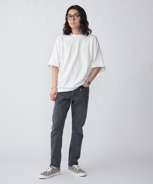 【セール】SHIPS: ピマコットン ミニ裏毛 オーバー Tシャツ（Tシャツ/カットソー）｜SHIPS（シップス）