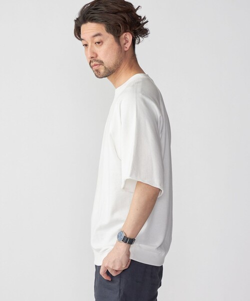 【セール】SHIPS: ピマコットン ミニ裏毛 オーバー Tシャツ（Tシャツ/カットソー）｜SHIPS（シップス）