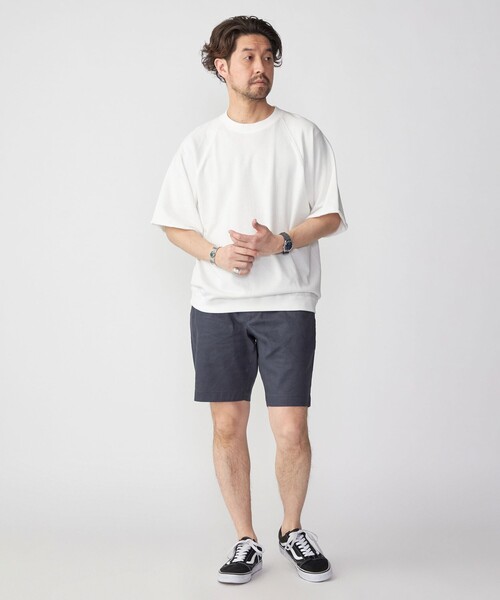 【セール】SHIPS: ピマコットン ミニ裏毛 オーバー Tシャツ（Tシャツ/カットソー）｜SHIPS（シップス）