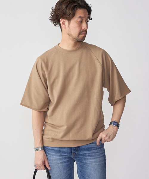 【セール】SHIPS: ピマコットン ミニ裏毛 オーバー Tシャツ（Tシャツ/カットソー）｜SHIPS（シップス）