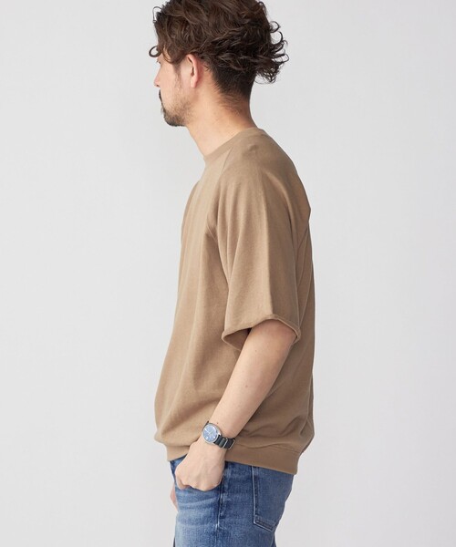 【セール】SHIPS: ピマコットン ミニ裏毛 オーバー Tシャツ（Tシャツ/カットソー）｜SHIPS（シップス）