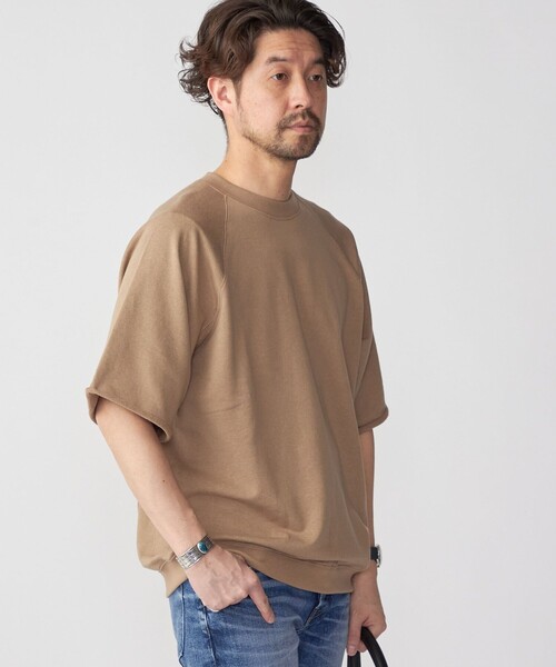 【セール】SHIPS: ピマコットン ミニ裏毛 オーバー Tシャツ（Tシャツ/カットソー）｜SHIPS（シップス）