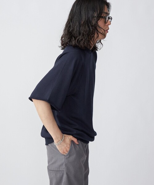 【セール】SHIPS: ピマコットン ミニ裏毛 オーバー Tシャツ（Tシャツ/カットソー）｜SHIPS（シップス）