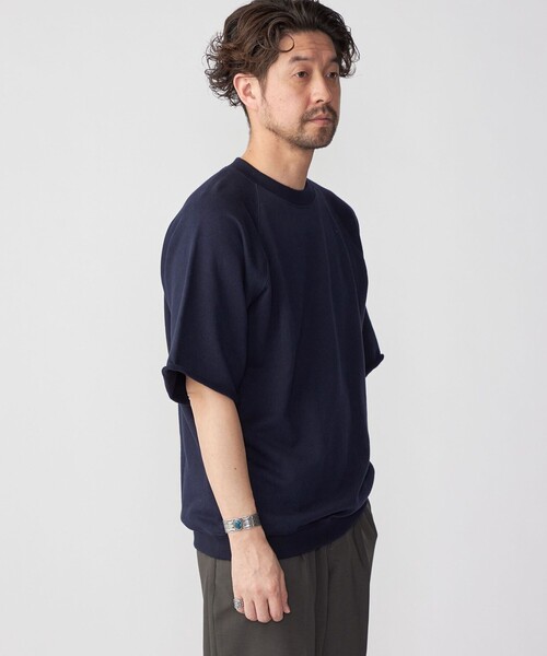 【セール】SHIPS: ピマコットン ミニ裏毛 オーバー Tシャツ（Tシャツ/カットソー）｜SHIPS（シップス）