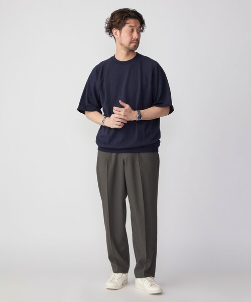 【セール】SHIPS: ピマコットン ミニ裏毛 オーバー Tシャツ（Tシャツ/カットソー）｜SHIPS（シップス）