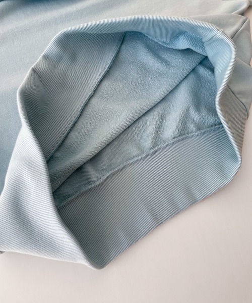 CANAL JEAN（キャナルジーン）の「RED CHOP WORKS(レッドチョップワークス) 裏毛ラグランBASICトレーナー（スウェット・レディース・ホワイト/サックスブルー/サンドベージュ・ONE SIZE）」の18枚目の写真