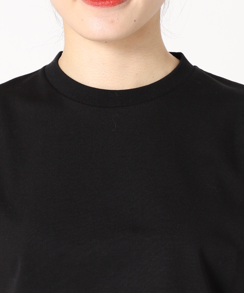 SLOANE ウール半袖Tシャツ　HPS別注スミクロ SLOANE / ウール 天竺 タートルネック ニットTシャツ（Tシャツ