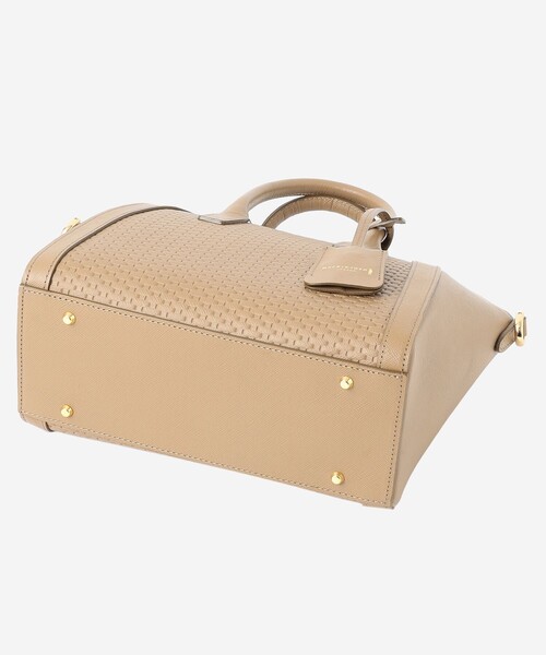 MACKINTOSH LONDON（マッキントッシュ ロンドン）の「メッシュエンボスレザーショルダーバッグ（ショルダーバッグ・レディース・ブラック/ベージュ・FREE）」の9枚目の写真