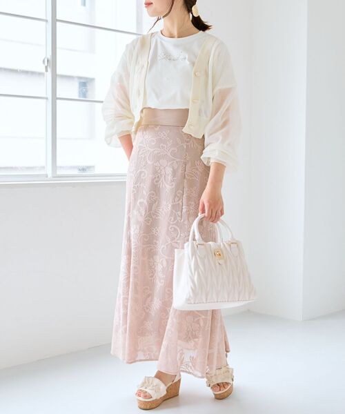 MAJESTIC LEGON(マジェスティックレゴン)の「フカフカフリルサンダル(サンダル・レディース・アイボリー/ブラック/グレイッシュベージュ・MEDIUM/LARGE/SMALL/X-LARGE)」の8枚目の写真