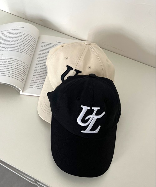 prose verse（プロズヴェール）の「UL刺繍ロゴキャップ（キャップ・レディース・アイボリー/ブラック・ﾌﾘ-）」の10枚目の写真