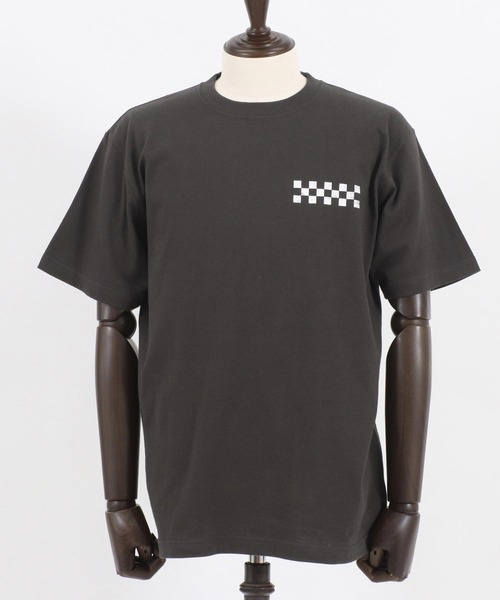 CAMBIO(カンビオ)の「mt8380-スタンダードシルエットプリントT(モーターレーシング)(Tシャツ/カットソー・メンズ・ホワイト/ベージュ/スミクロ・S/M/L/XL)」の20枚目の写真