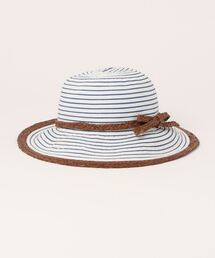 IO（イオ）（イオ）の「ONE DAY Select / Kids Border Raffia Hat（キッズ/子供用） BATT-0054（ハット）」