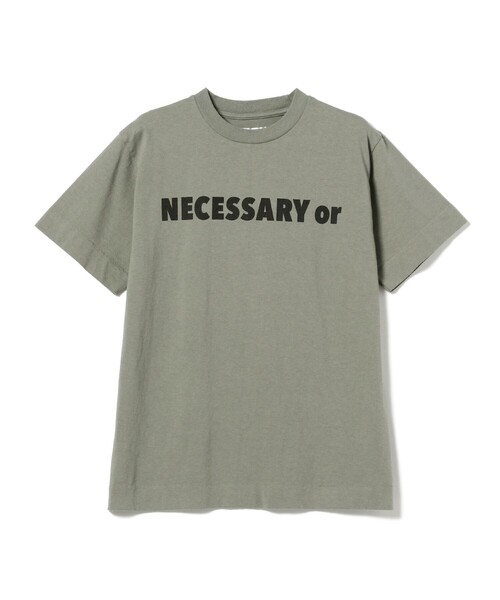 NECESSARY or UNNECESSARY（ネセサリーオアアンネセサリー）の「NECESSARY or UNNECESSARY / NOUN Tシャツ（Tシャツ/カットソー・メンズ・ブラック/グリーン系その他・LARGE/MEDIUM）」の6枚目の写真