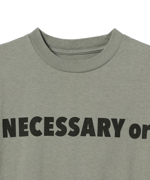 NECESSARY or UNNECESSARY（ネセサリーオアアンネセサリー）の「NECESSARY or UNNECESSARY / NOUN Tシャツ（Tシャツ/カットソー・メンズ・ブラック/グリーン系その他・LARGE/MEDIUM）」の7枚目の写真