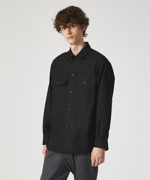 ABAHOUSE | 【インバーテッドプリーツ】ワーク シャツブルゾン / オーバーシャツ(ブルゾン)