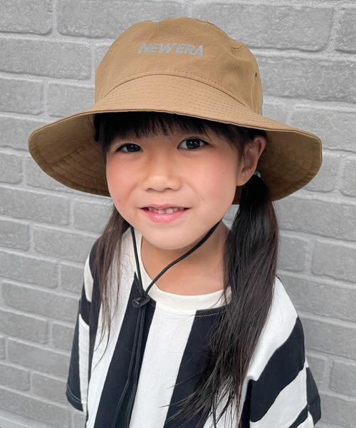NEW ERA(ニューエラ)の「ニューエラKIDS アドベンチャーハット リフレクターロゴ ONSPOTZ別注(ハット・キッズ・ベージュ/オリーブ/ブラック・S/M/M/L/L/XL)」の8枚目の写真