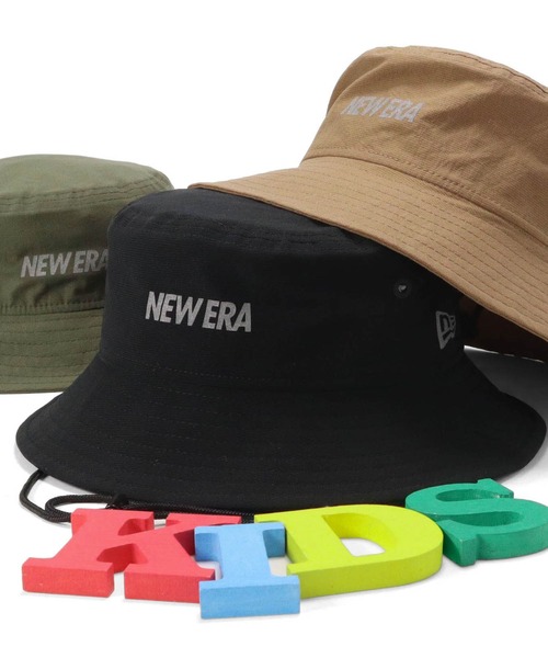 NEW ERA(ニューエラ)の「ニューエラKIDS アドベンチャーハット リフレクターロゴ ONSPOTZ別注(ハット・キッズ・ベージュ/オリーブ/ブラック・S/M/M/L/L/XL)」の7枚目の写真