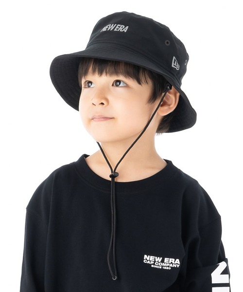 NEW ERA(ニューエラ)の「ニューエラKIDS アドベンチャーハット リフレクターロゴ ONSPOTZ別注(ハット・キッズ・ベージュ/オリーブ/ブラック・S/M/M/L/L/XL)」の13枚目の写真