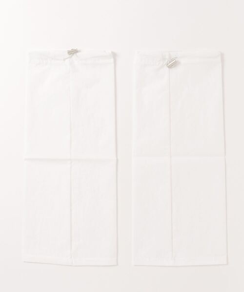 Figments（フィグメンツ）の「ナイロンレッグウォーマー（ソックス/靴下・レディース・ブラック/ホワイト・FREE）」の3枚目の写真