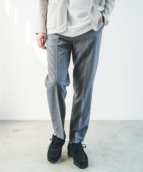 URBAN RESEARCH DOORS（アーバンリサーチドアーズ）の「テーパードイージースラックス（その他パンツ・メンズ・グレー/ネイビー/ブラック/ブルー/カーキ・SMALL/MEDIUM/LARGE）」の3枚目の写真