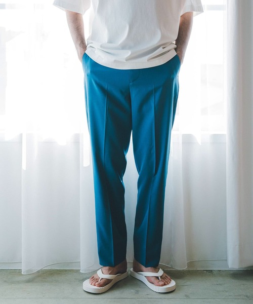 URBAN RESEARCH DOORS（アーバンリサーチドアーズ）の「テーパードイージースラックス（その他パンツ・メンズ・グレー/ネイビー/ブラック/ブルー/カーキ・SMALL/MEDIUM/LARGE）」の20枚目の写真