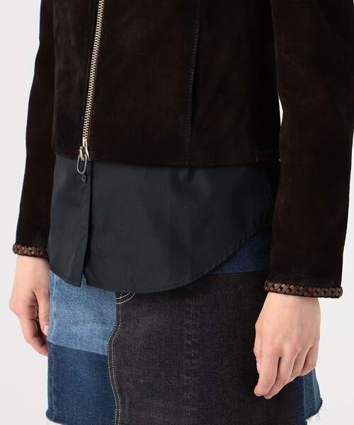 TOMORROWLAND (トゥモローランド)の「GOLDEN GOOSE DELUXE BRAND MIRA レザージャケット(その他アウター・レディース・ブラック・XS/XXS)」の10枚目の写真