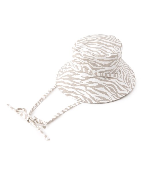 SHOO・LA・RUE（シューラルー）の「◆ちょいつば広ひも付バケハ（ハット・レディース・オレンジ/ベージュ系/ブラック/カーキ/アイボリー・00）」の3枚目の写真