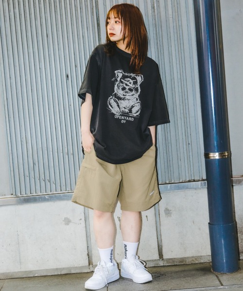 『OY/オーワイ』ODOLLY T/オードリープリント半袖T ピグメント グレー OY/オーワイ』ODOLLY T/オードリープリント半袖Tシャツ OY│A
