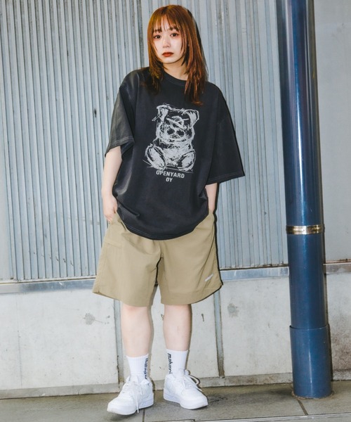 OY（オーワイ）の「『OY/オーワイ』PIGMENT SKETCH ODOLLY/ピグメント スケッチ オードリー（Tシャツ/カットソー・メンズ・ブラック・M/L）」の11枚目の写真