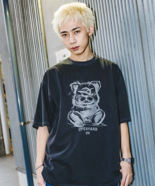 OY（オーワイ）の「『OY/オーワイ』PIGMENT SKETCH ODOLLY/ピグメント スケッチ オードリー（Tシャツ/カットソー・メンズ・ブラック・M/L）」の12枚目の写真