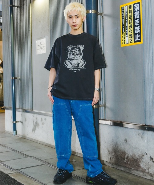 OY（オーワイ）の「『OY/オーワイ』PIGMENT SKETCH ODOLLY/ピグメント スケッチ オードリー（Tシャツ/カットソー・メンズ・ブラック・M/L）」の15枚目の写真