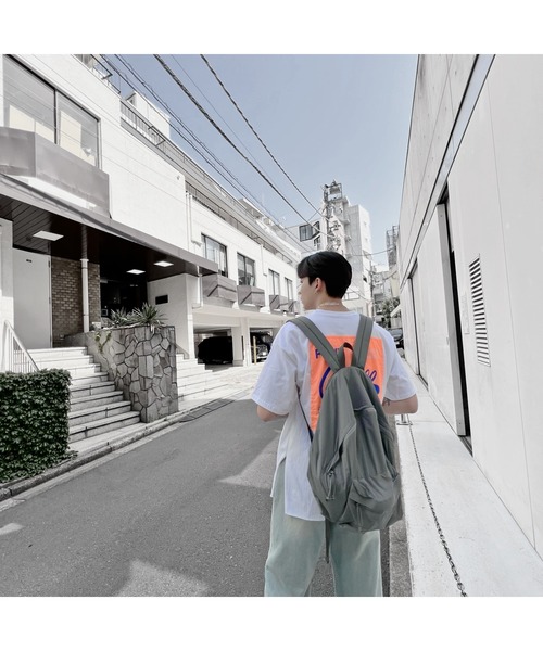 Figments(フィグメンツ)の「ナイロンバックパック(バックパック/リュック・レディース・ブラック/グレー・FREE)」の5枚目の写真