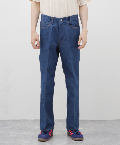 WESTOVERALLS（ウエストオーバーオールズ）の「【WESTOVERALLS / ウェストオーバーオールズ】807F DENIM（デニムパンツ・メンズ・ブラック/ダークブルー・34/32）」の4枚目の写真