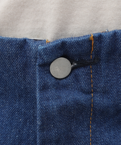 WESTOVERALLS（ウエストオーバーオールズ）の「【WESTOVERALLS / ウェストオーバーオールズ】807F DENIM（デニムパンツ・メンズ・ブラック/ダークブルー・34/32）」の13枚目の写真