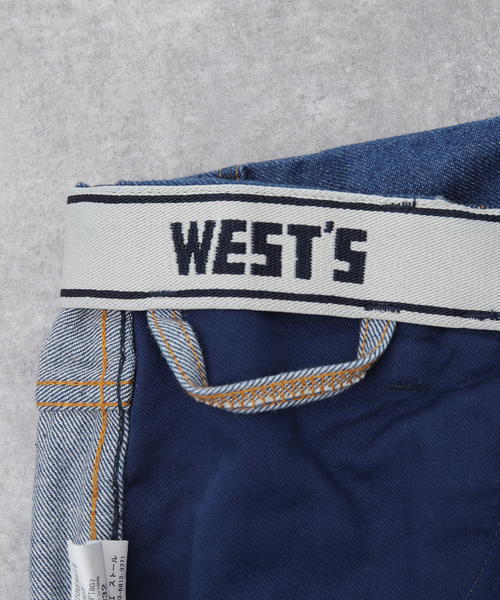 WESTOVERALLS（ウエストオーバーオールズ）の「【WESTOVERALLS / ウェストオーバーオールズ】807F DENIM（デニムパンツ・メンズ・ブラック/ダークブルー・34/32）」の20枚目の写真