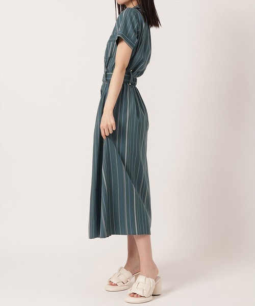 REDYAZEL(レディアゼル)の「ストライプワンピース(ワンピース・レディース・オフホワイト/ネイビー/グリーン/ブルー系その他/キャメル/ボルドー・SMALL/MEDIUM)」の15枚目の写真