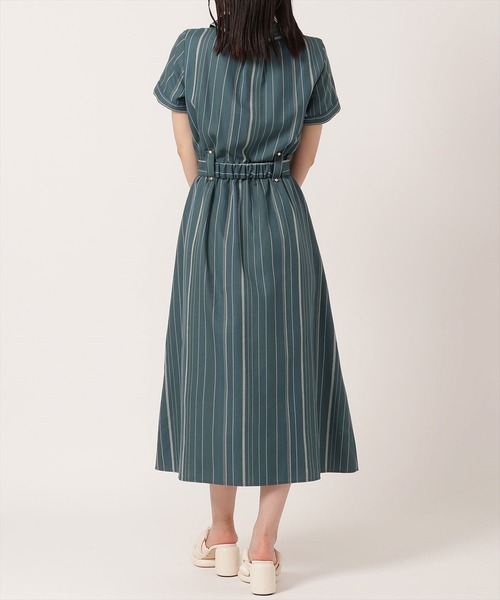 REDYAZEL(レディアゼル)の「ストライプワンピース(ワンピース・レディース・オフホワイト/ネイビー/グリーン/ブルー系その他/キャメル/ボルドー・SMALL/MEDIUM)」の16枚目の写真