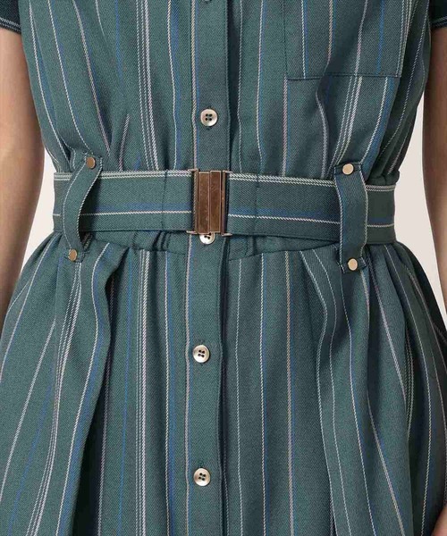 REDYAZEL(レディアゼル)の「ストライプワンピース(ワンピース・レディース・オフホワイト/ネイビー/グリーン/ブルー系その他/キャメル/ボルドー・SMALL/MEDIUM)」の19枚目の写真