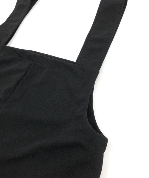 SHEENA（シーナ）の「裾スリットリラックスサロペット（サロペット/オーバーオール・レディース・ブラック・M/S）」の19枚目の写真