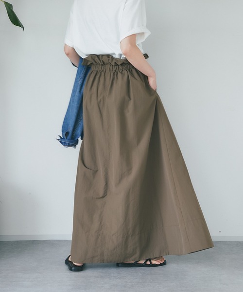 RIVE DROITE（リヴドロワ）の「maiさんコラボスカート（スカート・レディース・ブラック/カーキ・FREE/S）」の13枚目の写真