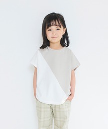 BRANSHES | 【WEB限定】切替配色半袖Tシャツ(Tシャツ/カットソー)